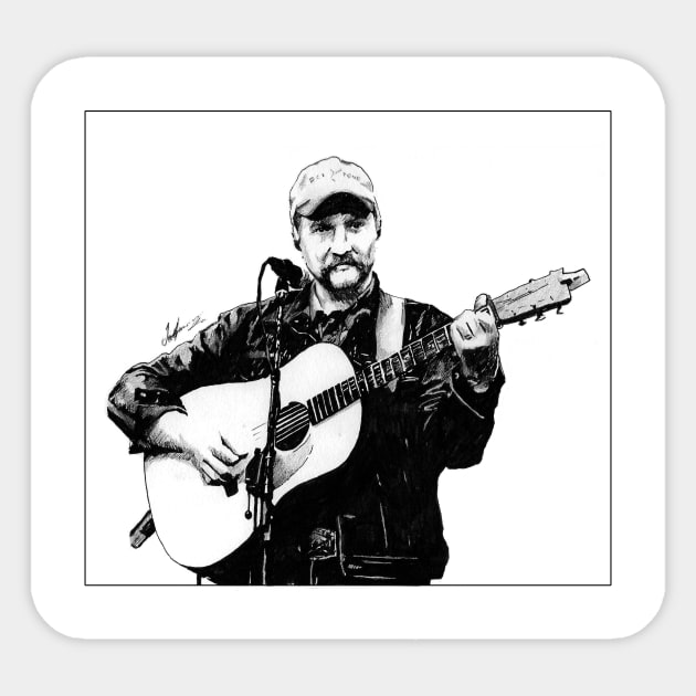 Tyler Childers Sticker by Jack Browning